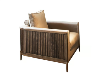 MANHATTAN - Upholstered armchair with armrests by Mobi - view 2