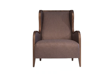 SEVEN - Fabric armchair with armrests by Mobi - view 3