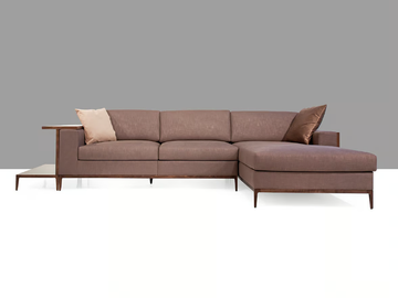 TORINO - Sectional fabric sofa with chaise longue by Mobi - view 2