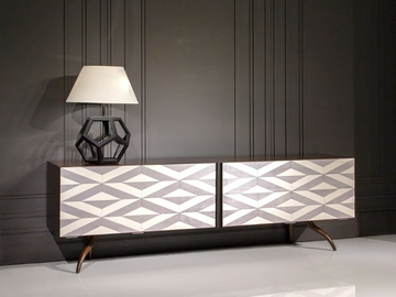 VARIANT - Wooden TV cabinet by Mobi - view 3