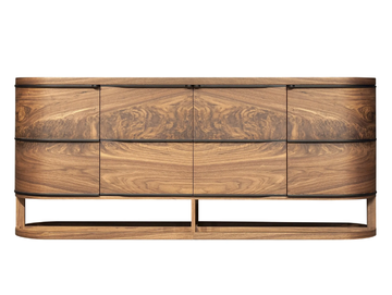 ARIA - Wood veneer sideboard with doors by Mobi - view 2