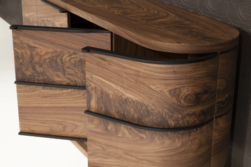 ARIA - Wood veneer sideboard with doors by Mobi - view 3