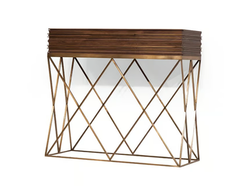 VISUAL - Rectangular console table with drawers by Mobi - view 2