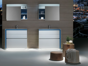 LINK 1 - Floor-standing vanity unit with drawers by Mobilcrab - view 3