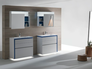 LINK 1 - Floor-standing vanity unit with drawers by Mobilcrab - view 2