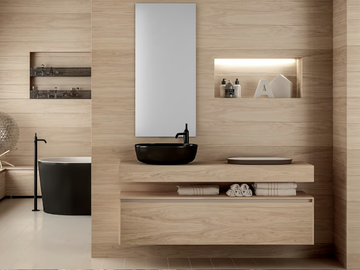 PIANI 8 - HPL washbasin countertop / vanity unit by Mobilcrab - view 3
