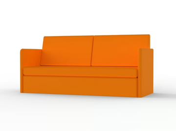 ZEUS DV 16 - Eco-leather sofa bed by Mobilspazio - view 2