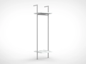 URBAN AM 01 - Clothes rack / Luggage carrier by Mobilspazio - view 2