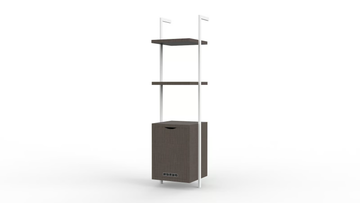 URBAN AM 03 - Floor-ceiling mounted shelving unit by Mobilspazio - view 3