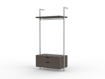 URBAN AM 05 - Clothes rack / Luggage carrier by Mobilspazio - view 2