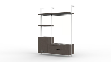 URBAN AM 06 - Clothes rack / Luggage carrier by Mobilspazio - view 3