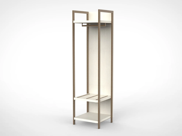 URBAN AM 10 - Clothes rack / Luggage carrier by Mobilspazio - view 2