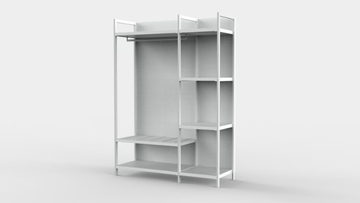 URBAN AM 15 - Clothes rack / Luggage carrier by Mobilspazio - view 3