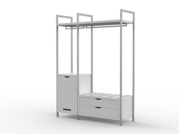 URBAN AM 25 - Clothes rack / Luggage carrier by Mobilspazio - view 2
