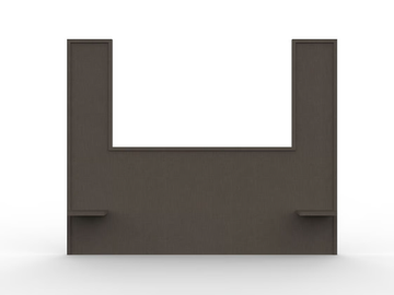 ZEUS TL 31 - Headboard for hotel rooms for double bed by Mobilspazio - view 2