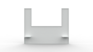 ZEUS TL 31 - Headboard for hotel rooms for double bed by Mobilspazio - view 3