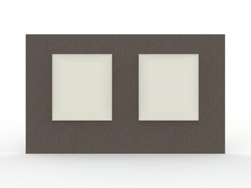 ZEUS TL 32 - Headboard for hotel rooms for double bed by Mobilspazio - view 2
