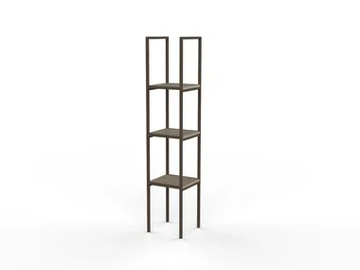 URBAN BG08 - Freestanding melamine-faced chipboard shelving unit by Mobilspazio - view 2