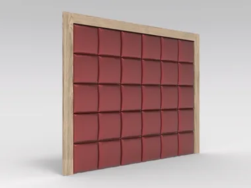 ZEUS TL 22 - High upholstered headboard for hotel rooms by Mobilspazio - view 2