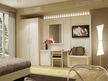 ZEUS SC 03 - Writing desk for hotel rooms by Mobilspazio - view 3
