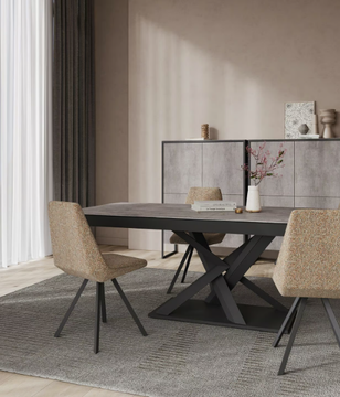ORU - Upholstered fabric chair by Mobliberica - view 3