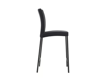 NAOMI - High upholstered fabric stool with footrest by Mobliberica - view 3