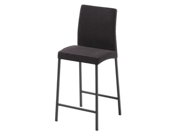 NAOMI - High upholstered fabric stool with footrest by Mobliberica - view 2