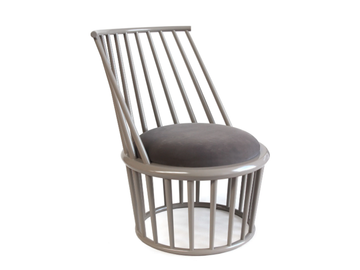 B TANGERI - Beech easy chair with integrated cushion by Modonutti - view 3