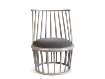 B TANGERI - Beech easy chair with integrated cushion by Modonutti - view 2
