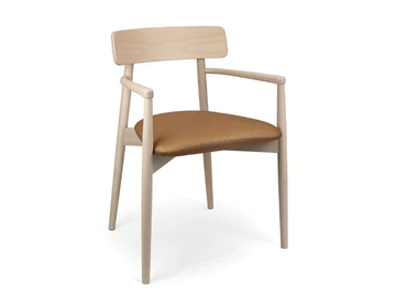 P FUTURA/I - Stackable beech chair with armrests by Modonutti - view 3