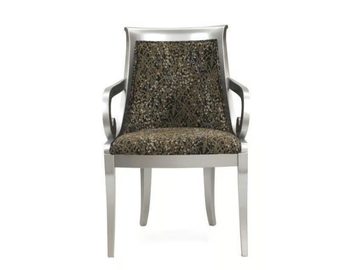 P 224 CARIN - Upholstered fabric chair with armrests by Modonutti - view 2