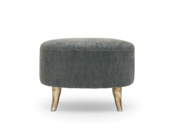POUF ZAIRE - Oval upholstered fabric pouf by Modonutti - view 2