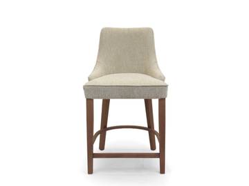 SG VIVIENNE COUNTER - Fabric stool with back by Modonutti - view 2