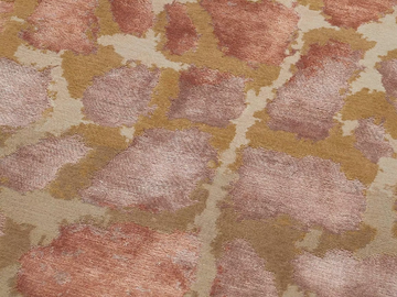GERI - Patterned rectangular handmade Bamboo silk rug by Mohebban - view 3