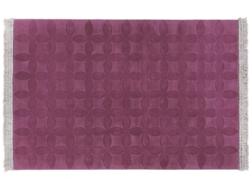TWIGGY AUBERGINE - Hand-tufted rectangular wool rug by Mohebban - view 2