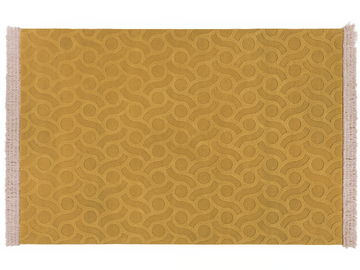TWIGGY HONEY - Hand-tufted rectangular wool rug by Mohebban - view 2