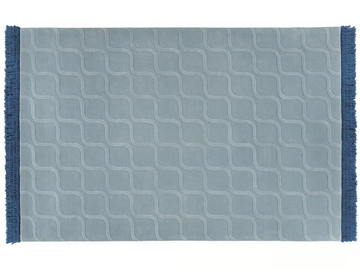 TWIGGY LIGHT BLUE - Hand-tufted rectangular wool rug by Mohebban - view 2