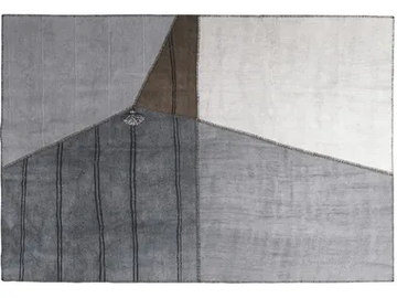 BROWN SOUL - Rectangular handmade hemp rug by Mohebban - view 2