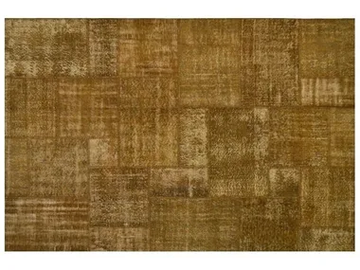PATCHWORK CARAMEL BROWN - Patchwork handmade rug by Mohebban - view 2