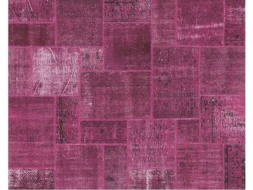 PATCHWORK FUCHSIA - Patchwork handmade rug by Mohebban - view 2