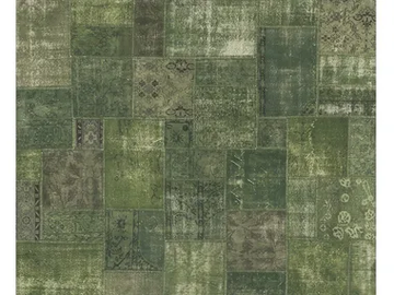 PATCHWORK GREEN - Patchwork handmade rug by Mohebban - view 2