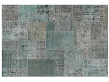 PATCHWORK JEANS BLUE - Patchwork handmade rug by Mohebban - view 2