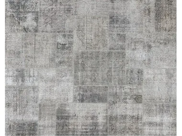 PATCHWORK LIGHT GRAY - Patchwork handmade rug by Mohebban - view 2
