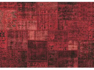 PATCHWORK RED - Patchwork handmade rug by Mohebban - view 2