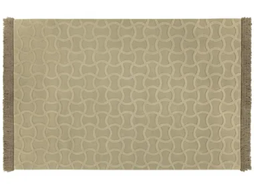 TWIGGY TAUPE - Hand-tufted rectangular wool rug by Mohebban - view 2