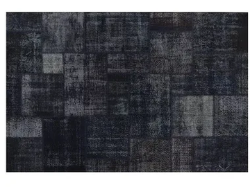 PATCHWORK NAVY BLUE - Patchwork handmade rug by Mohebban - view 2