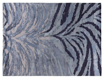 TIRA - Patterned rectangular handmade Bamboo silk rug by Mohebban - view 2