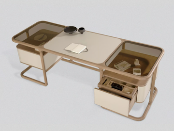 ISABEL - Rectangular wooden writing desk by Morelato - view 3