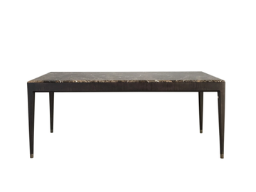ITALO - Rectangular ash and marble table by Morelato - view 2