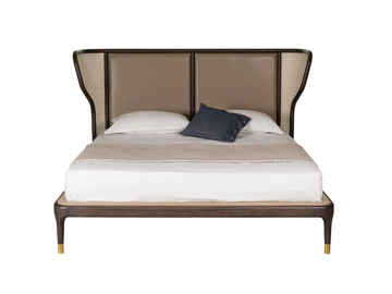 JOYCE - Double bed with upholstered headboard by Morelato - view 2